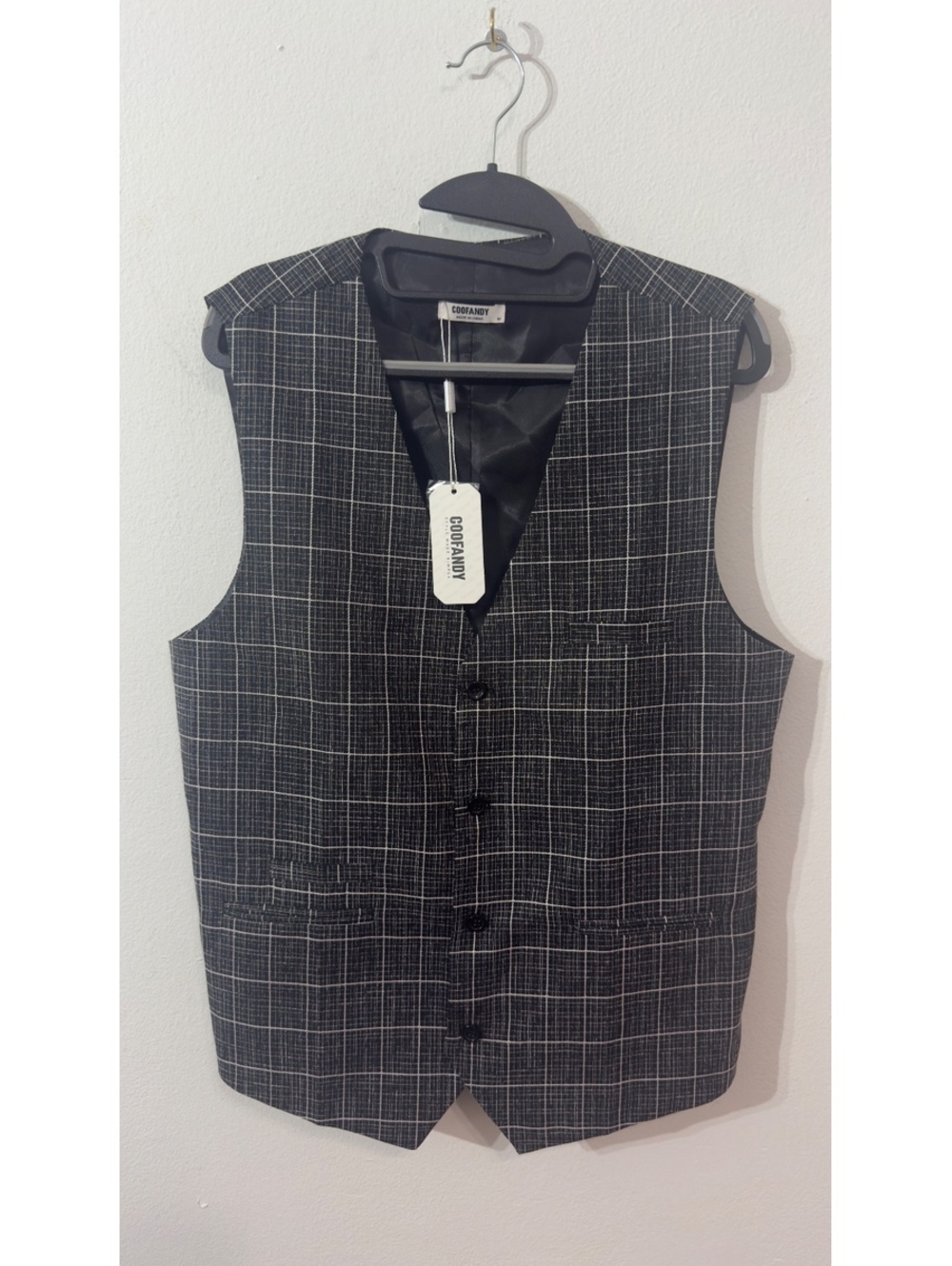 COOFANDY Men's Casual Dress Suit Vest Slim Fit Business Formal